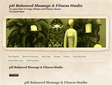 Tablet Screenshot of phbalancedfitness.com